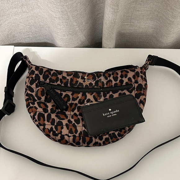 kate spade Handbags - Kate Spade Leopard Print Shoulder Bag